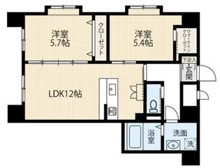 PROSPECT HAKATA【11階】の間取り