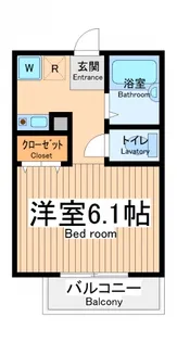 プランドール古淵【1階】の間取り