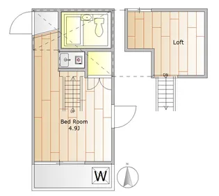 ホームグラウンド祐天寺【1階】の間取り