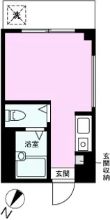 フォルテ弁天【1階】の間取り