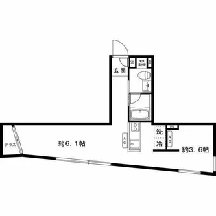 モンクレ桜新町【1階】の間取り