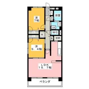 M&T【1階】の間取り