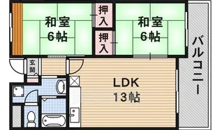 メゾンリベルテ【2階】の間取り