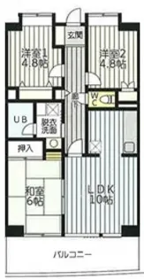 カーザフォレスタ【6階】の間取り