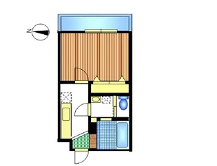 シャリテ ヒヨシ【2階】の間取り