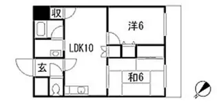 ノワール西原【6階】の間取り