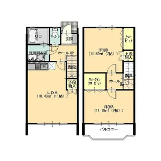 パーフェクトハウス福居の間取り