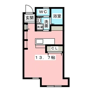Canadia・S【1階】の間取り