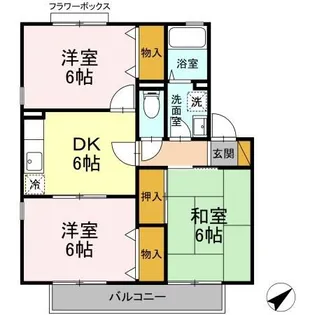 エレファントファイブ【1階】の間取り