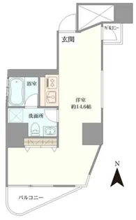 ゼクシア吉祥寺御殿山【9階】の間取り