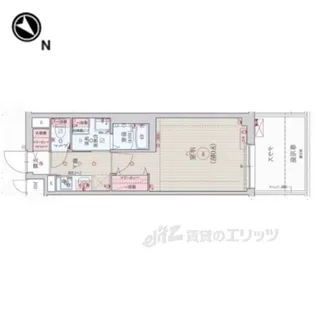 ベラジオ雅び京都洛北ガーデン【1階】の間取り