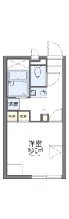 レオパレス桜町【1階】の間取り