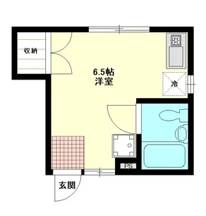 IKフラット3【1階】の間取り