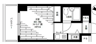 グリフィン横浜【7階】の間取り