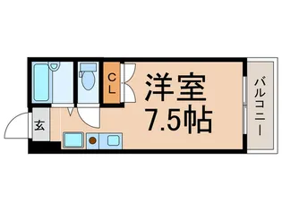 ひまわり館A【3階】の間取り