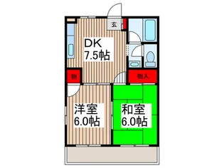 山野ビル【3階】の間取り