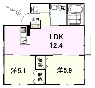 ステラハウスI【1階】の間取り