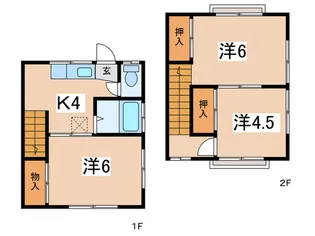 本橋荘の間取り