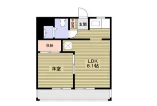 ユービ11【1階】の間取り