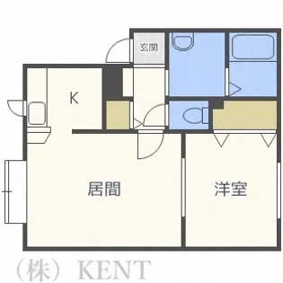 メゾンロワジール【2階】の間取り