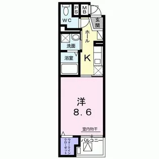 リバティ板橋【1階】の間取り