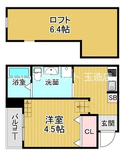 Luna北巽sta【2階】の間取り