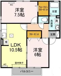 ポルト ベール C棟【1階】の間取り