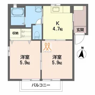 ドリーミーNOBU【1階】の間取り