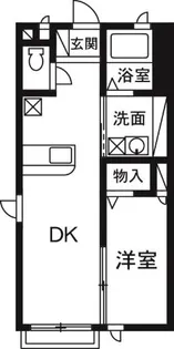 メトロプラザA【1階】の間取り