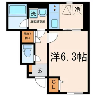 MDファースト【1階】の間取り