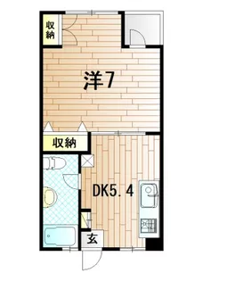 第12小倉三萩野IR. BLD【7階】の間取り