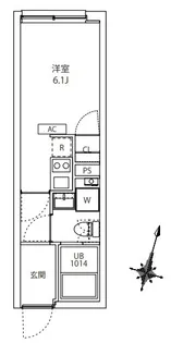 MAXIV CITY板橋区役所前【3階】の間取り