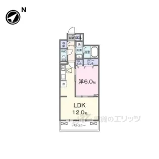 岡アパート【2階】の間取り