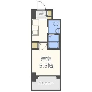 エスリード神戸WEST【4階】の間取り