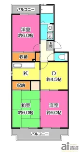 パークヒル航空公園II【5階】の間取り