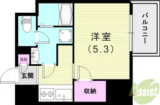 フォーリアライズ昭和南通I【2階】の間取り