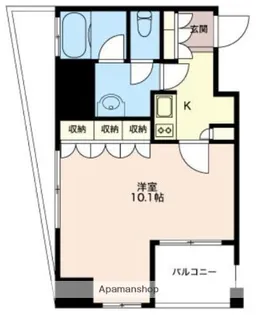 エスティメゾン浅草駒形【7階】の間取り
