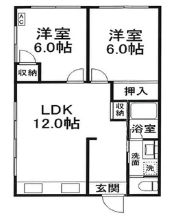 パークサイド【1階】の間取り