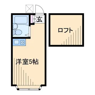 コンホールナガセB【1階】の間取り
