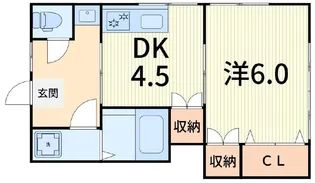 清安荘【1階】の間取り