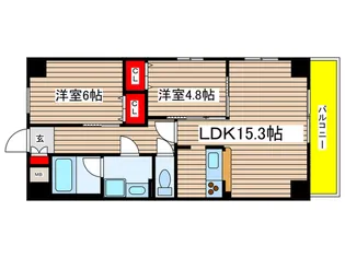 GRAN DUKE千代田【3階】の間取り