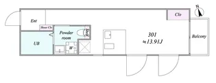 trias574【3階】の間取り