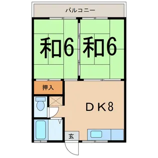メゾン外並田I【2階】の間取り