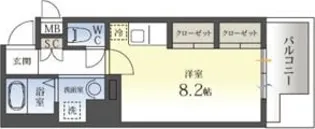 アストリアN6【3階】の間取り