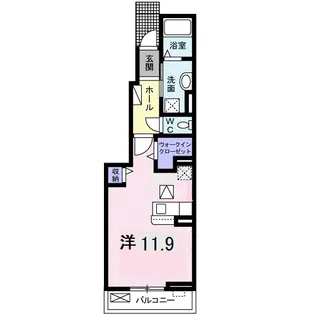 ジラソーレIII【1階】の間取り