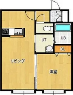 レユシール七番館【2階】の間取り