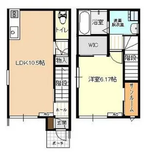 ビオラ泉町B棟の間取り