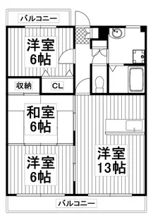 エクセレントビューII【3階】の間取り