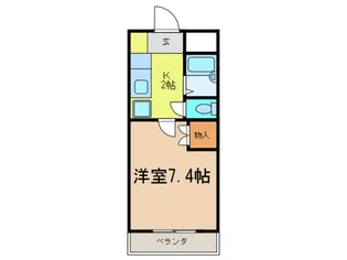 サンサ-ラA【3階】の間取り