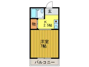 タケダマンション【2階】の間取り